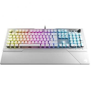 Teclado Gaming Roccat Vulcan 122 Blanco QWERTY/RGB/Cable/Táctil de Titanio