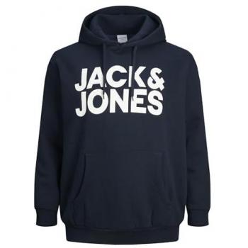 Jack & Jones Plus Size Corp Logo Hoodie