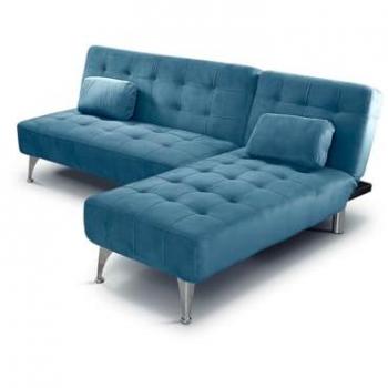 Sofá Cama Chaise Longue Keren XS 198cm Azul