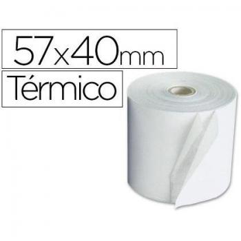 Rollo Térmico de Alta Calidad para Sumadoras de 57x40x11mm, 58 gramos