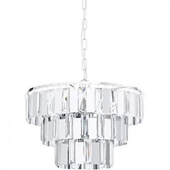 Lámpara de Techo Colgante Erseka 5 Luces E14 Cromada