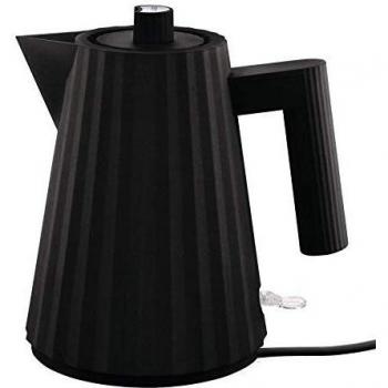 Alessi Plissè MDL06/1 B - Hervido Eléctirco de Diseño en Resina Termoplástica, 100 cl, Negro