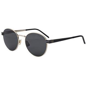 Saint Laurent SL M62 Unisex Chic Gold/Grey Sunglasses with Category 2 Protection