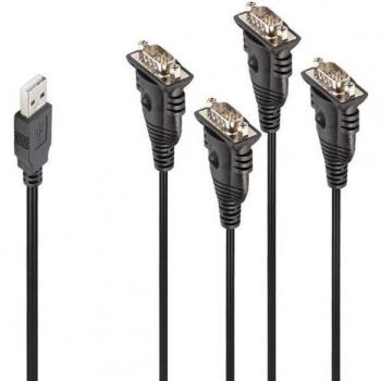 LINDY 42675 Cable de Serie USB Tipo A DB-9