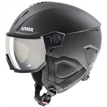 Uvex Instinct Visor Black Matt Ski Helmet (53-56 cm, Unisex)