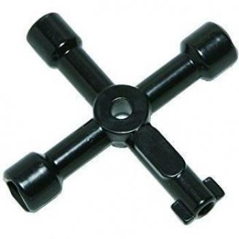 4 way Utility llave. Se abre de agua, gas y electricidad huecos de. También se puede utilizar para radiadores, stop gallea y exterior grifos para