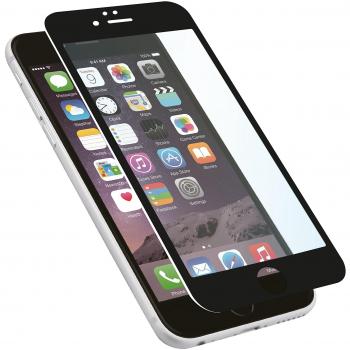 muvit protector pantalla compatible con Apple iPhone 8/7 vidrio templado curvo case friendly marco negro
