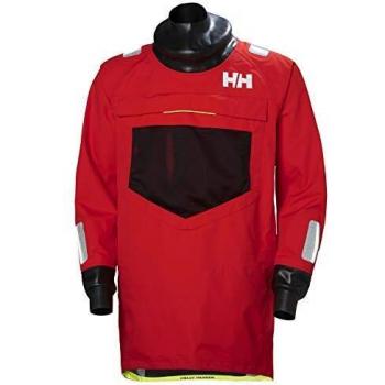 Helly Hansen Aegir Ocean Breathable Sailing Smock Jacket Red 2XL