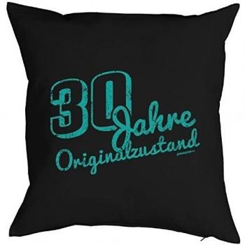Cooles sofá/sofá cojín con diseño de 30º cumpleaños: 30 años Estado Original, Idea de Regalo, color: negro