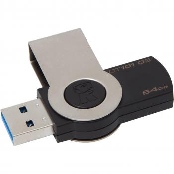 Kingston DT101 - Memoria USB de 64 GB, negro