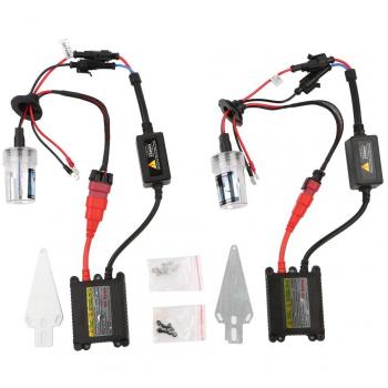 H7 Kit de conversión HID, OSAN 55W 8000K H7 HID Xenon Lamp coche brillante Ultra + control del lastre LED