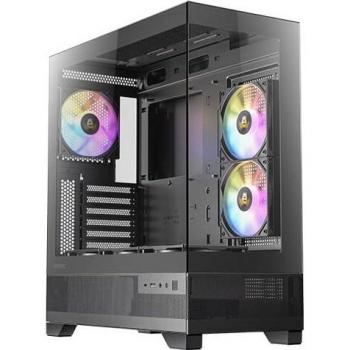Caja Torre PC Antec CX700 RGB Elite - Mid Tower con Ventiladores y Paneles de Vidrio Templado