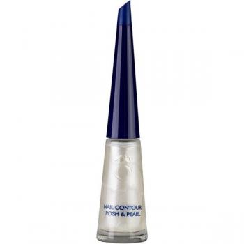 Herôme Uñas Decoración de uñas Perfect Nail Contour Posh & Pearl - Laca de uñas 10 ml, acabado perlado, diseño elegante, fácil aplicación, secado rápido