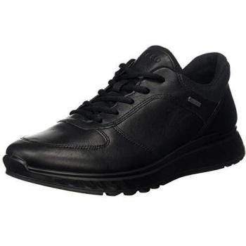 Ecco Exostride Men's Low Waterproof Running Sneakers in Nubuck with Lace Closure