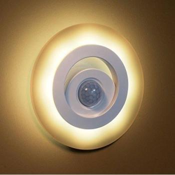 operativos batería LED blanco cálido luz nocturna muybien bajo consumo de energía noche leuchtung 150 lúmenes 2700 K ILCE-3000 K con detector de movimiento para dormitorio, sótano, habitación de los Niños y piso
