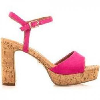 Sandalias Mariamare 68425 para mujer en color rosa con tacón de 9cm