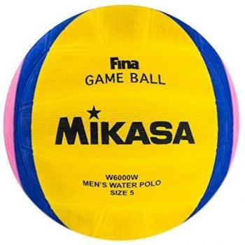 Mikasa W-6000 W Balón de Goma, Wasserball W6000W, Mehrfarbig, Umfang: 68-71 cm, Multicolor, 5