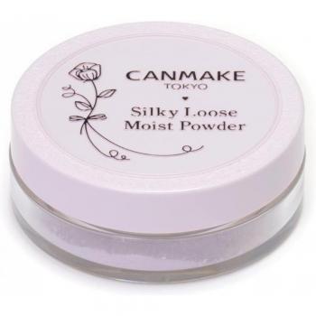 Canmake Silky Loose Moist Powder SPF 23 PA++ - 02 Sheer Lavender - Hydrating Smooth Loose Powder 6g