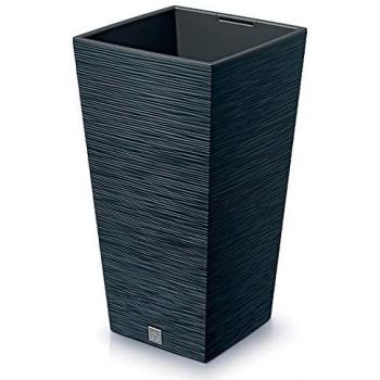 Macetero con depósito FURU 29,5x29,5x55cm 14L color antracita