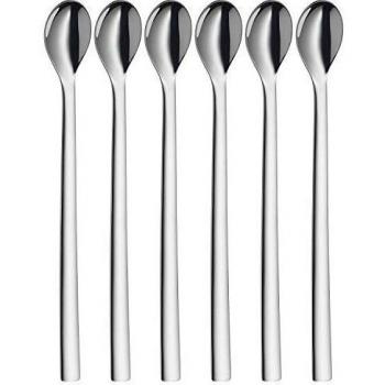 WMF Nuova refresco, Acero Inoxidable Pulido, Set cucharas