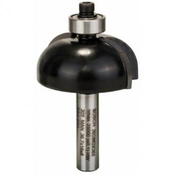 Bosch 2 608 628 365 - Fresas para medias cañas - 8 mm, R1 12 mm, D 36,7 mm, L 16 mm, G 58 mm