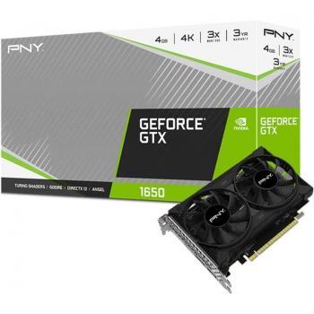Tarjeta Gráfica PNY GeForce GTX 1650 Dual Fan 4GB GDDR6 DP HDMI DVI-D