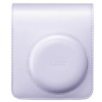Funda Original Fujifilm Instax Mini 13 Color Morado Soñador, Cuero Sintético, Resistente a Golpes y Arañazos con Correa Ajustable