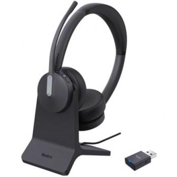 Adaptador de Auriculares Yealink EHS62 para WH64 con Soporte de Carga Dual Teams