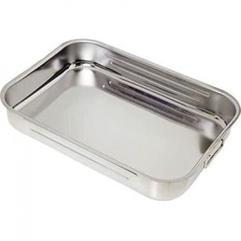 Lacor - 61545 - Rustidera Con Asa Abatible 45x32 cms.Inox 18%Cr.