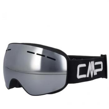 Máscara de Esquí Cmp Ephel Negro para Niños, Talla Única, diseño anatómico, lentes antiempañantes y protección UV