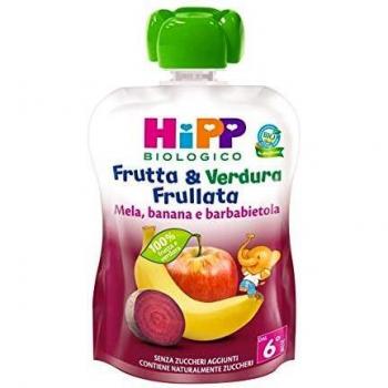HIPP BIO Frutas y Verduras Plátano Manzana Barbanegra