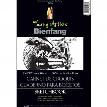Giovani artisti Bienfang schizzo libro 9 X 12 36 fogli - 45lb Wire-Bound