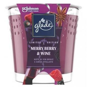 Vela Glade Burbujas de Frutos Rojos y Vino 129g