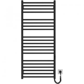 Radiador Seca Toallas Eléctrico HYGGE FAMILY Modelo GREENWICH Bajo Consumo 117x53 Color Negro Mate