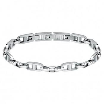Pulsera Hombre Morellato Maple SATX23 - Cadena de acero inoxidable, diseño elegante, cierre seguro, longitud ajustable, acabado pulido