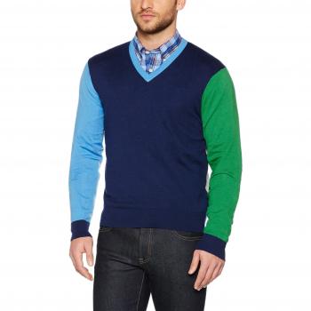 Brooks Brothers Ctncash Fun, Sudadera para Hombre, Blu