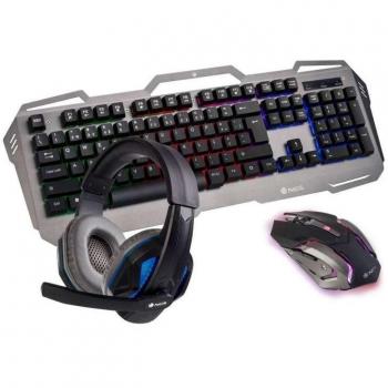 Teclado NGS GBX-1500 con ratón incluido en color Negro y Gris