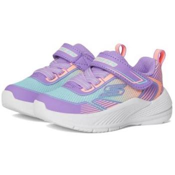 Zapatillas Deportivas Skechers Microspec Advance Oasis Point Lila Claro Niña Talla 24 Lavables en Lavadora