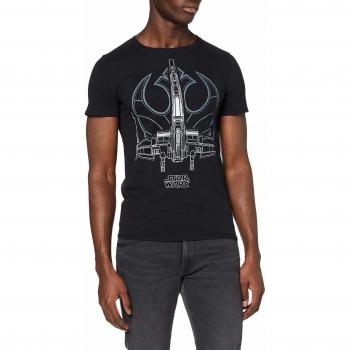 STAR WARS X-Wing Lines, Camiseta para Hombre, Negro
