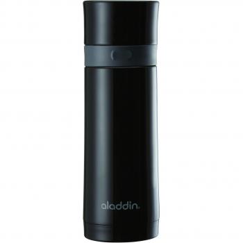 Aladdin Aveo - Termo de acero inoxidable, 0,3 l, color negro