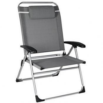 Greemotion 123561 - Silla plegable xxl usedom, plata