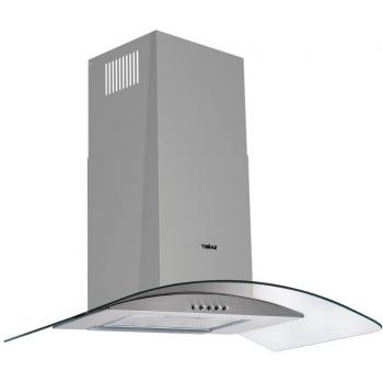 Cappa Extractora Mural Samet WETH 90 cm Inox con Cúpula de Cristal