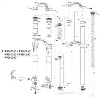 RockShox - Repuesto Muelle Boxxer-10 Rojo