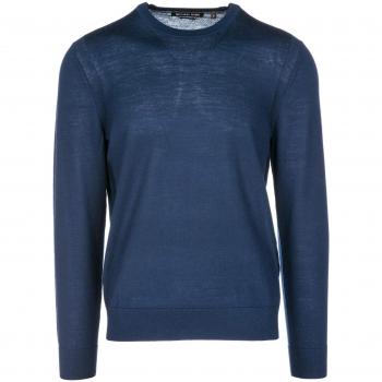 Michael Kors jerséis de Cuello Redondo Hombre BLU EU S