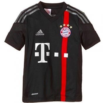 adidas Spieler-Trikot FC Bayern MÃŒnchen UCL Replica - Camiseta de equipación de fútbol para niño, color negro, talla 176 cm