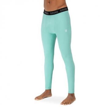 Leggings térmicos de esquí y nieve SIROKO Icy Turquesa Hombre
