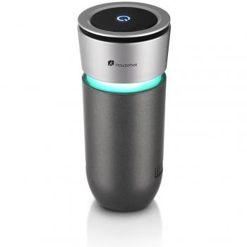 Houzetek Purificador de Aire Portátil, Mini Purificador y ionizador para Coche, Ambientador, Iones Negativos Limpiador de Aire para Coche, Automóvil, 360 Grados Eliminar PM2.5, Alergias, Bacterias