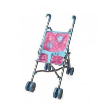 Sillita de Paseo Azul y Rosa para Muñecas
