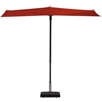Sombrilla para balcón Madison Sun Wave 270x150 cm rojo ladrillo