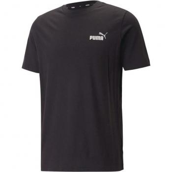 Camiseta Puma Essentials+ 2 Colores Pequeño Logo Hombre Negro Modelo 674470-61